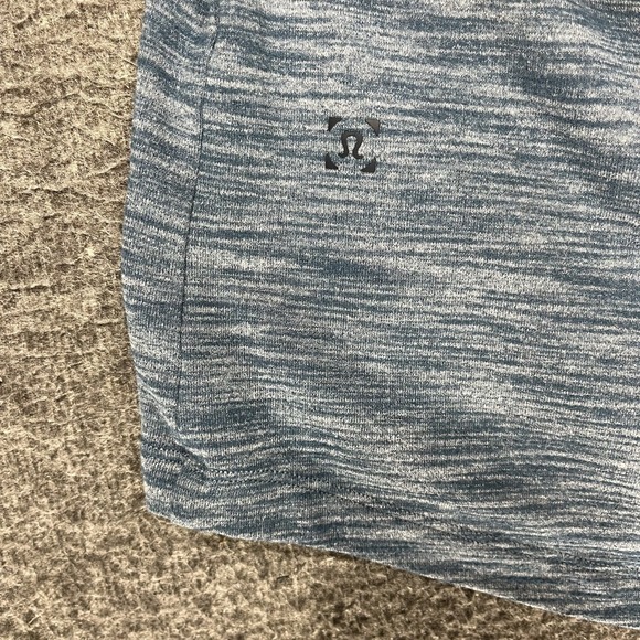 Lululemon Pullover Hoodie Mens M Blue Heather Mens Pulse Slub Lightweight Rulu - Picture 10 of 11